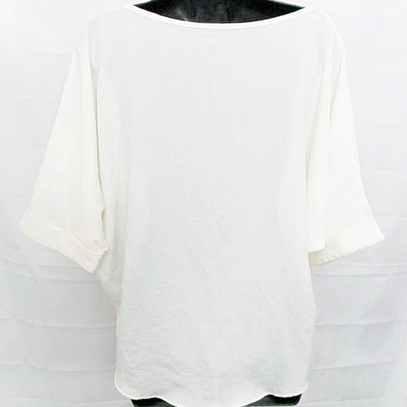 Mono B Top Tie Waist Hi Lo Short Sleeve - Picture 5 of 6